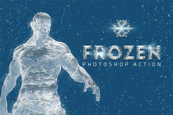 Frozen Ice Photo Effect