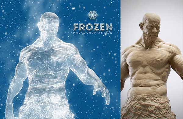 Frozen Ice Photoshop Actions