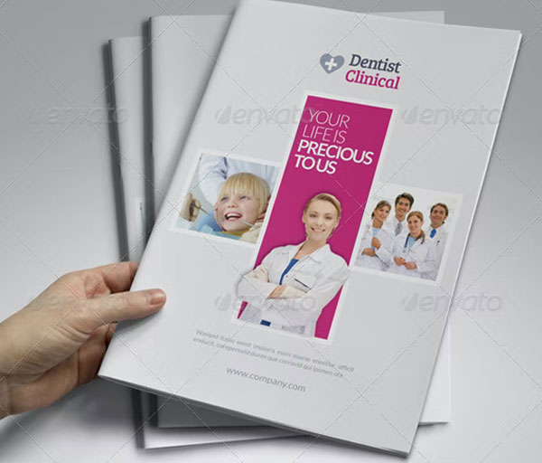 Fully Editable Dental Care Brochure Template