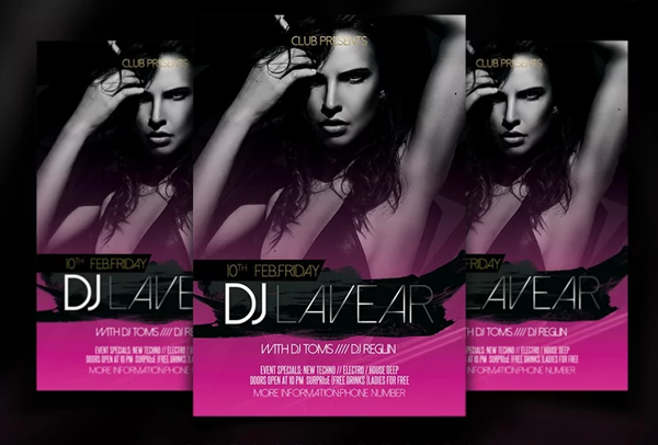 Fully Layered Dj Flyer Template