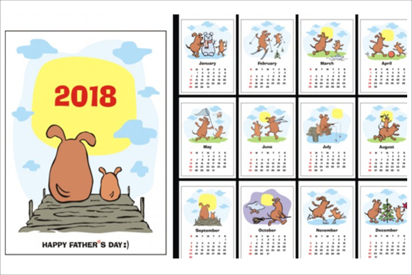 Funny Dogs Wall Calendar