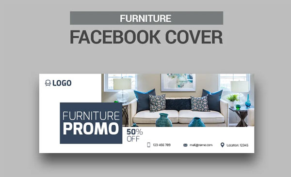 Furniture Design Banners Facebook Template