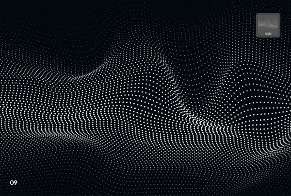 Futuristic Wave Particles Photoshop Brushes