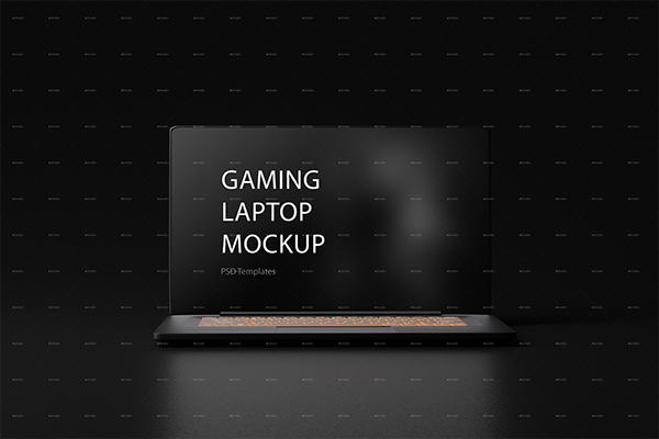Gaming Laptop Mockup