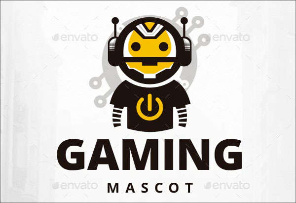 Gaming Robot Logo Template