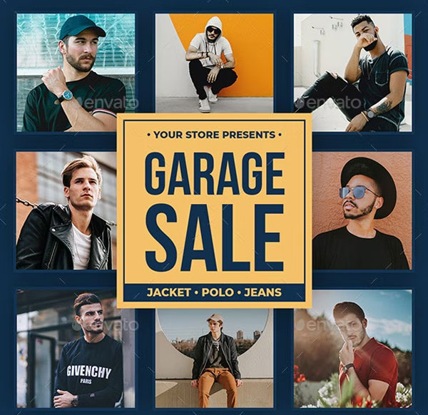 Garage Sale Instagram Banner Templates
