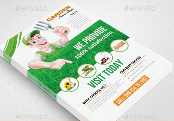 Garden & Plantation Services Flyer Template