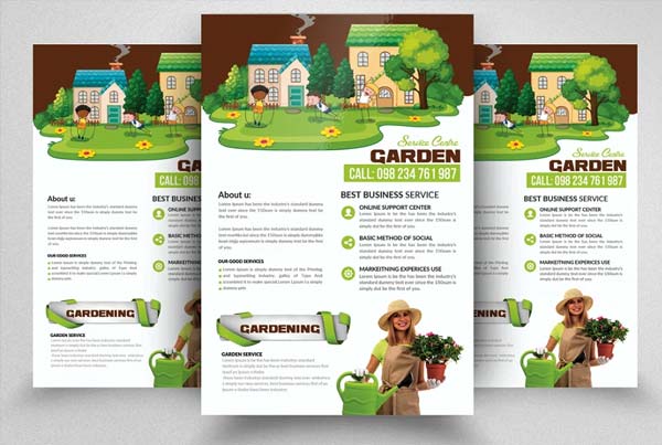 Garden Care Service Flyers