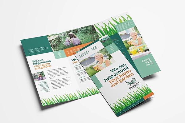 Garden Care Trifold Brochure Template