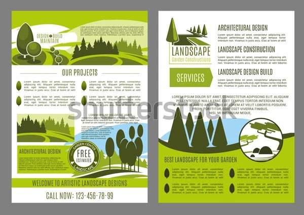 Garden Promotion Brochure Template