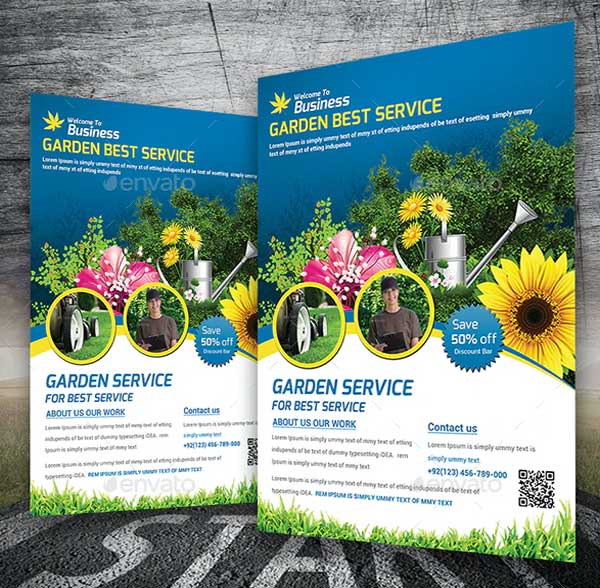 Garden Service Flyer Design