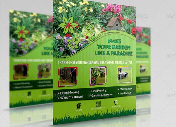 Garden Service Flyer Templates