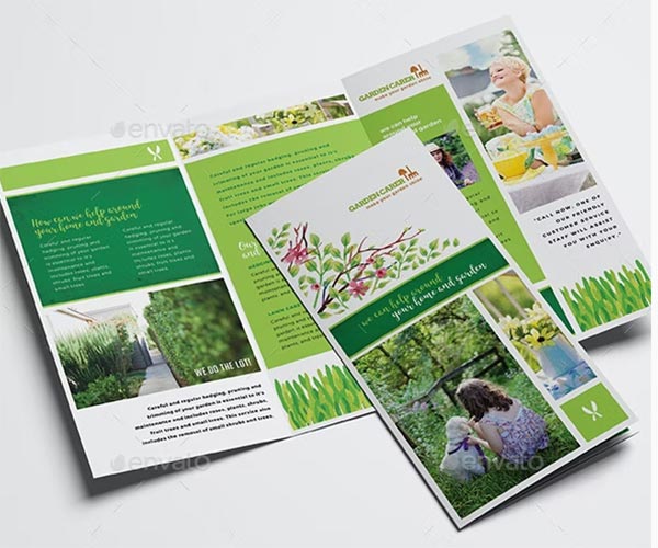 Gardener Trifold Brochure Template