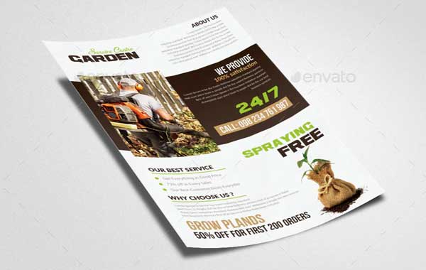 Gardening Service Flyer Templates
