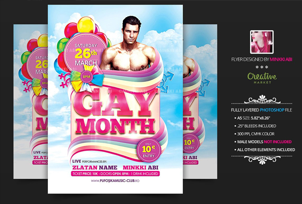 Gay Month Flyer