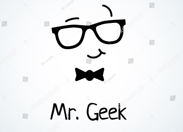 Geek Logo Design Template