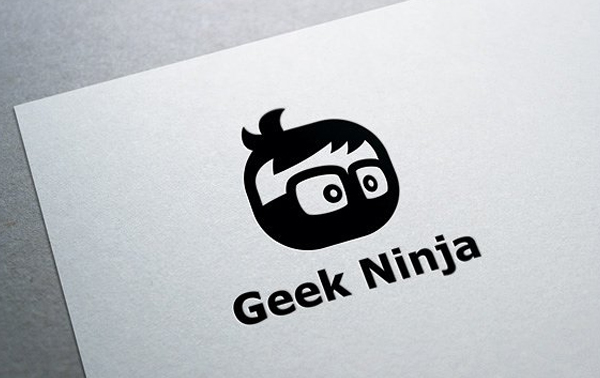 Geek Ninja Logo Template