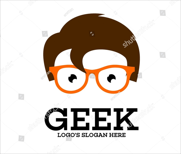 Geek Smart Logo Design Template
