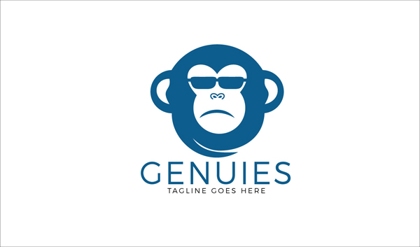 Genius Monkey Logo Design