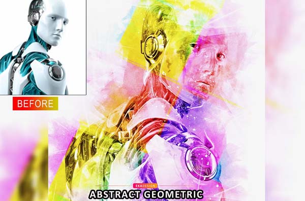 Geometric Art PSD Actions