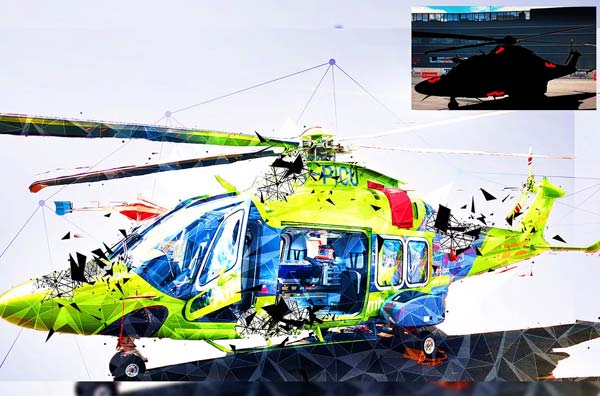 Geometric Portals Photoshop Actions