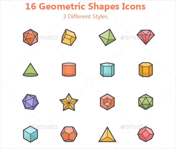 Geometric Shapes Icons