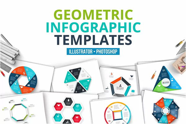 Geometric infographic Brochure Templates