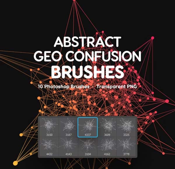 Geometrical Confusion Photoshop Brushes