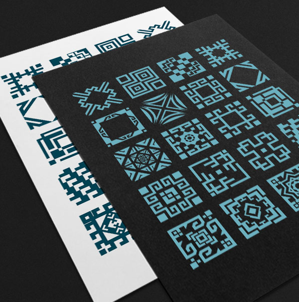 Geometry PSD Brush and Pattern