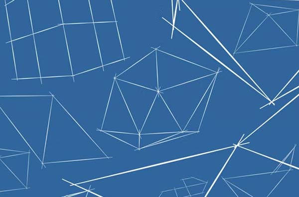 Geometry Polygonal Photoshop Brushes