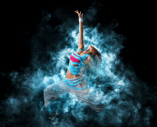 Gif Animated Powder Photoshop Action