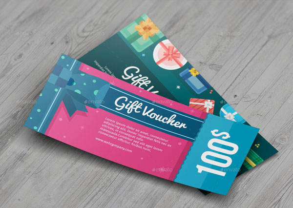 Gift and Discount Voucher Mock-Up