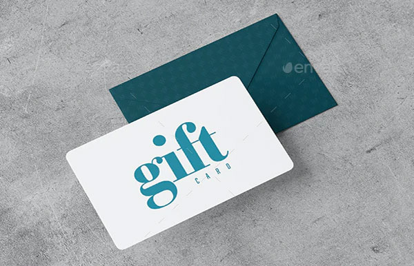 Gift Voucher Card Mock-up