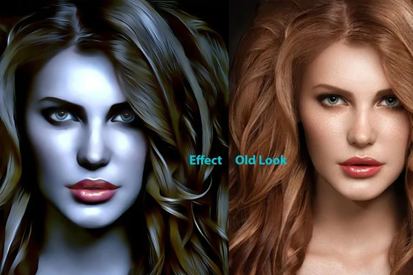 Glamour Face Retouching Action