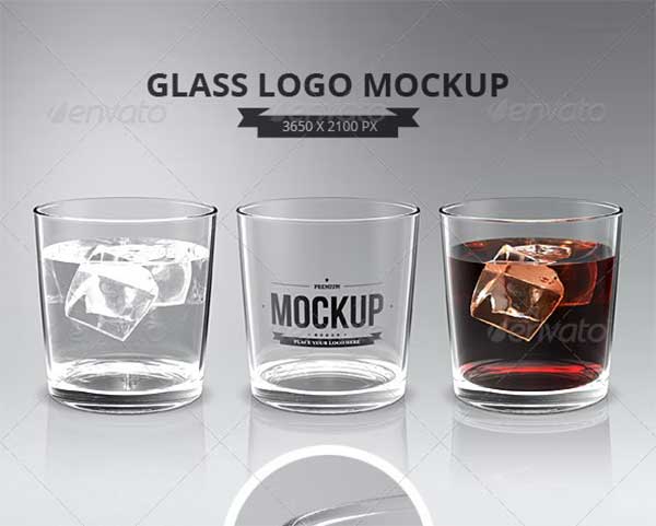 Glasses Logo Mockup