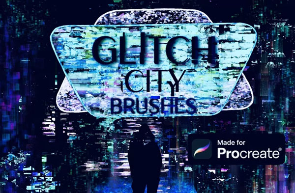 Glitch City Brushes For Photoshop
