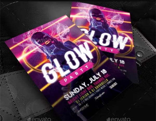 Glow Sunday Party Flyer