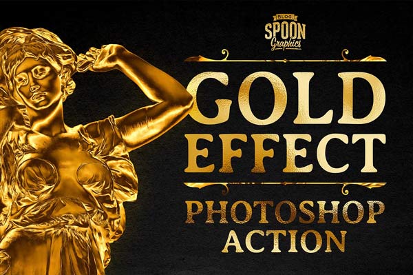 Gold in Photoshop Actions