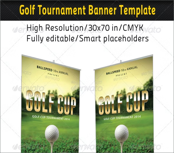 Golf Event Banner Template