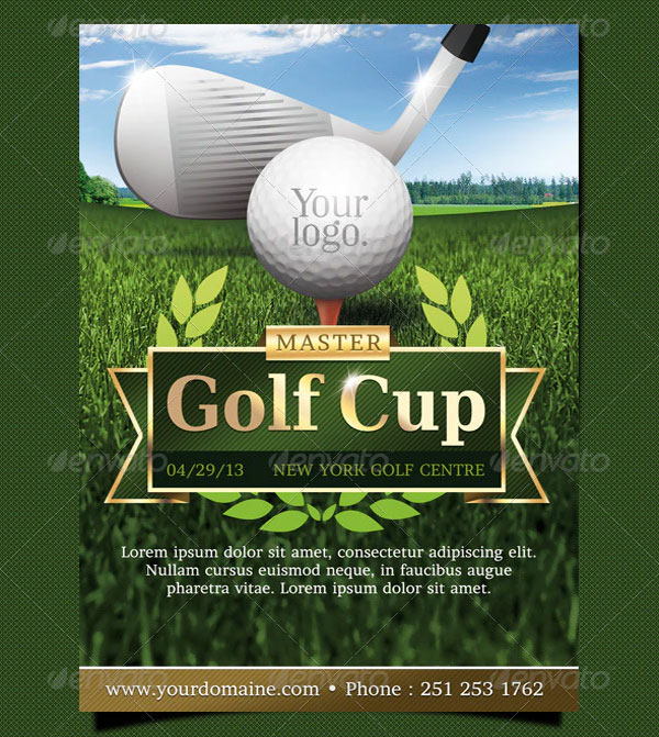 Golf Event Flyer Templates