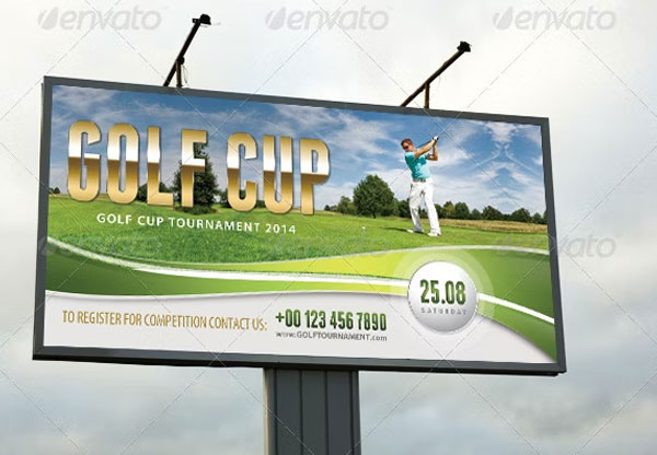 Golf Event Outdoor Banner Templates