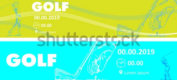 Golf Poster Or Banner Template