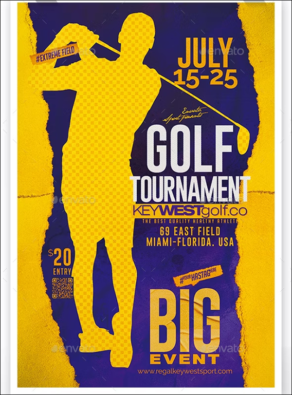 Golf Sport Flyer Template