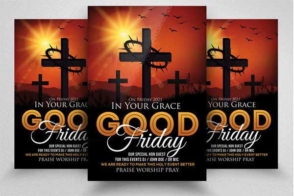 Good Friday Flyer & Poster Designs