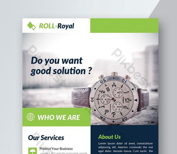 Free Good Idea Business Solution Flyer