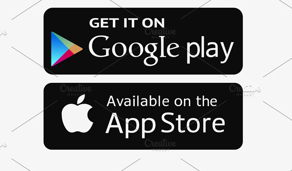 Google and Apple Store Buttons