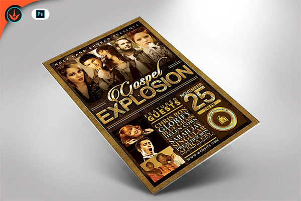 Gospel Explosion Talent Show Brochure
