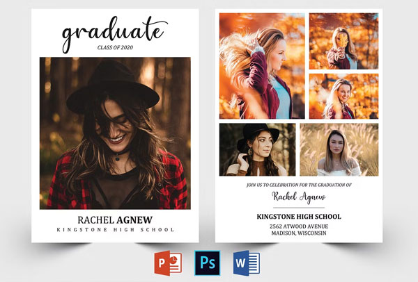 Graduation Announcement Template Download
