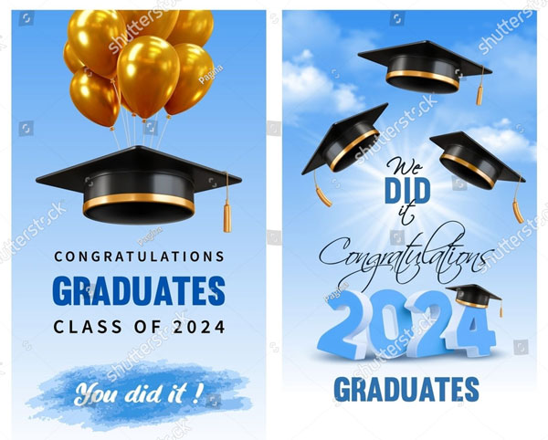 Graduation Party Invitation Design Template