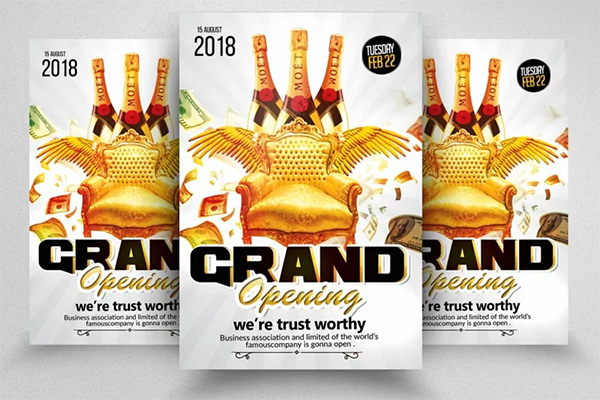 Grand Opening Celebration Flyer Template
